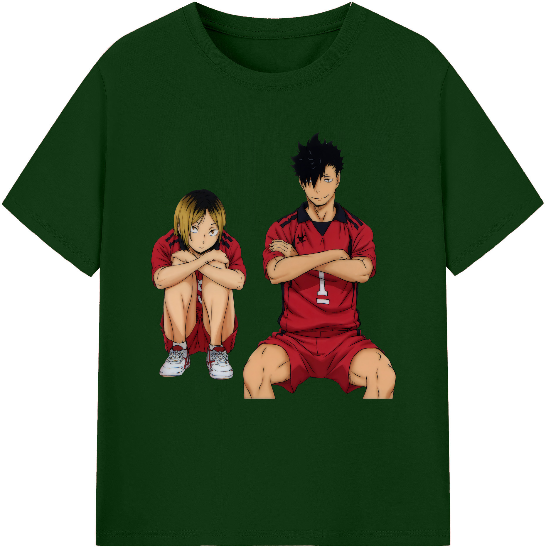 （画像用） ハイキュー!! Haikyu!! 綿100％半袖Tシャツ（フロントプリント）